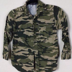 🤑2/$10 GUC Faded Glory Camo Flannel shirt